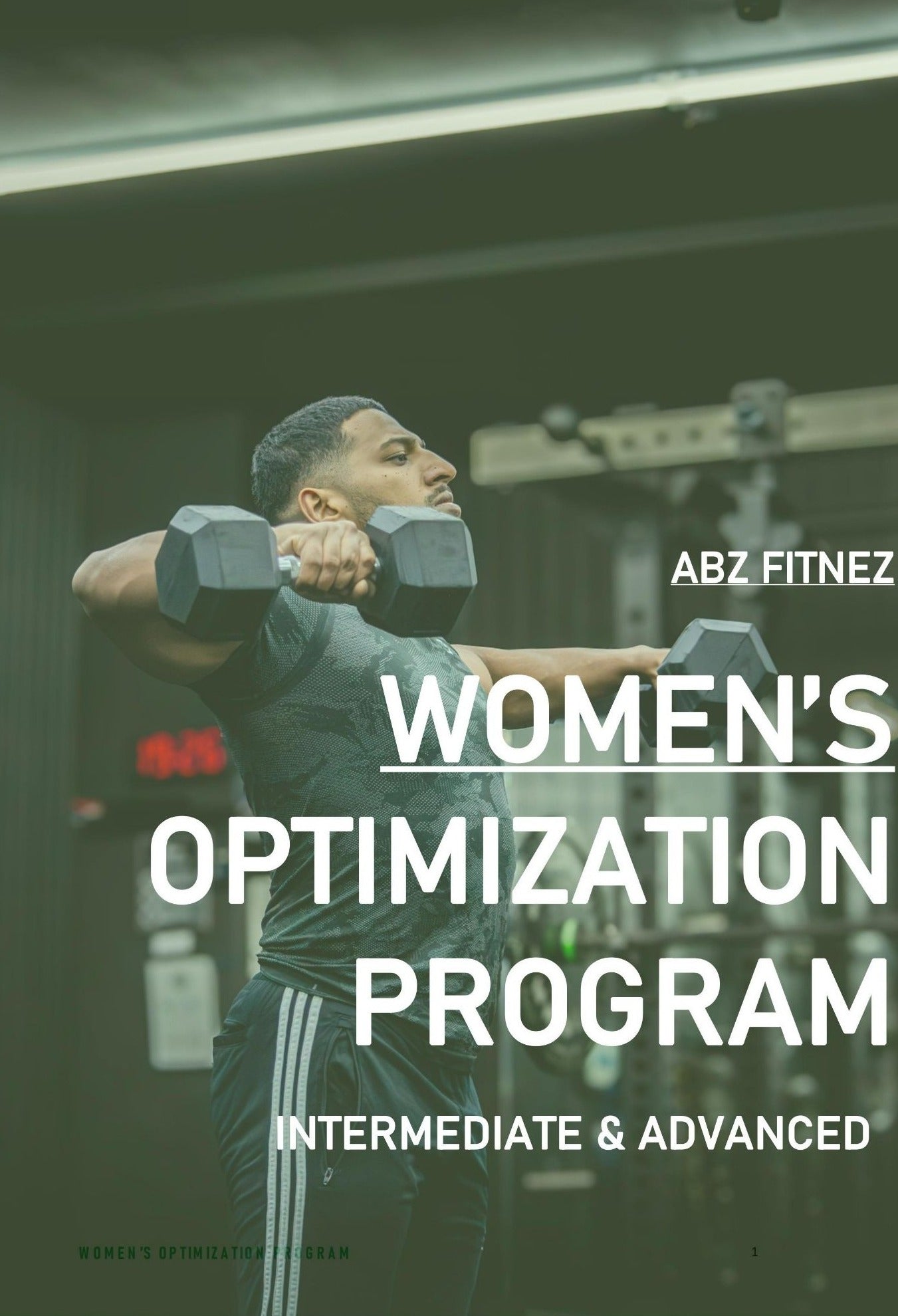 Women's Optimisation Program - Abzfitnez
